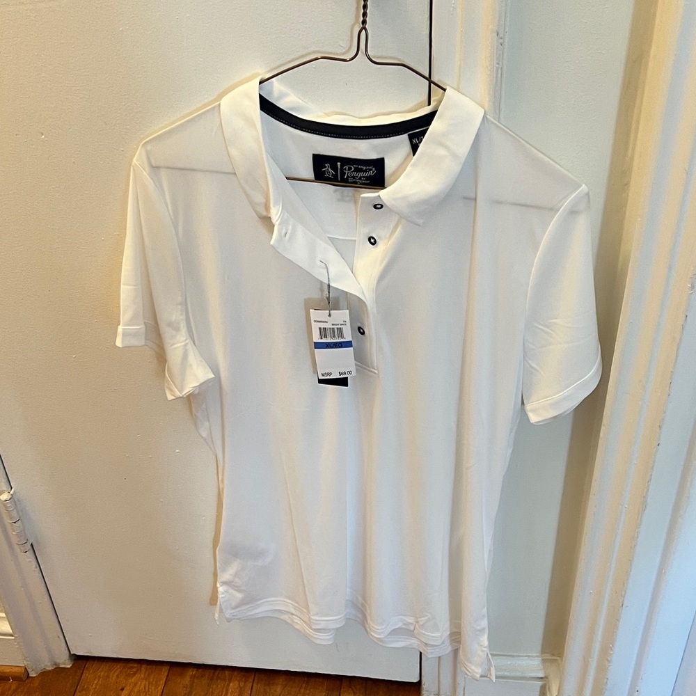 Original Penguin Crisp White Polo Shirt